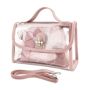 Pink Transparent Handbag